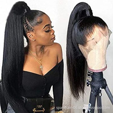 Natural Glueless Hd Lace Front Human Hair Wigs,100% Virgin Wig Brazilian Hair Lace Front Wigs,40 Inches Wigs For Black Women